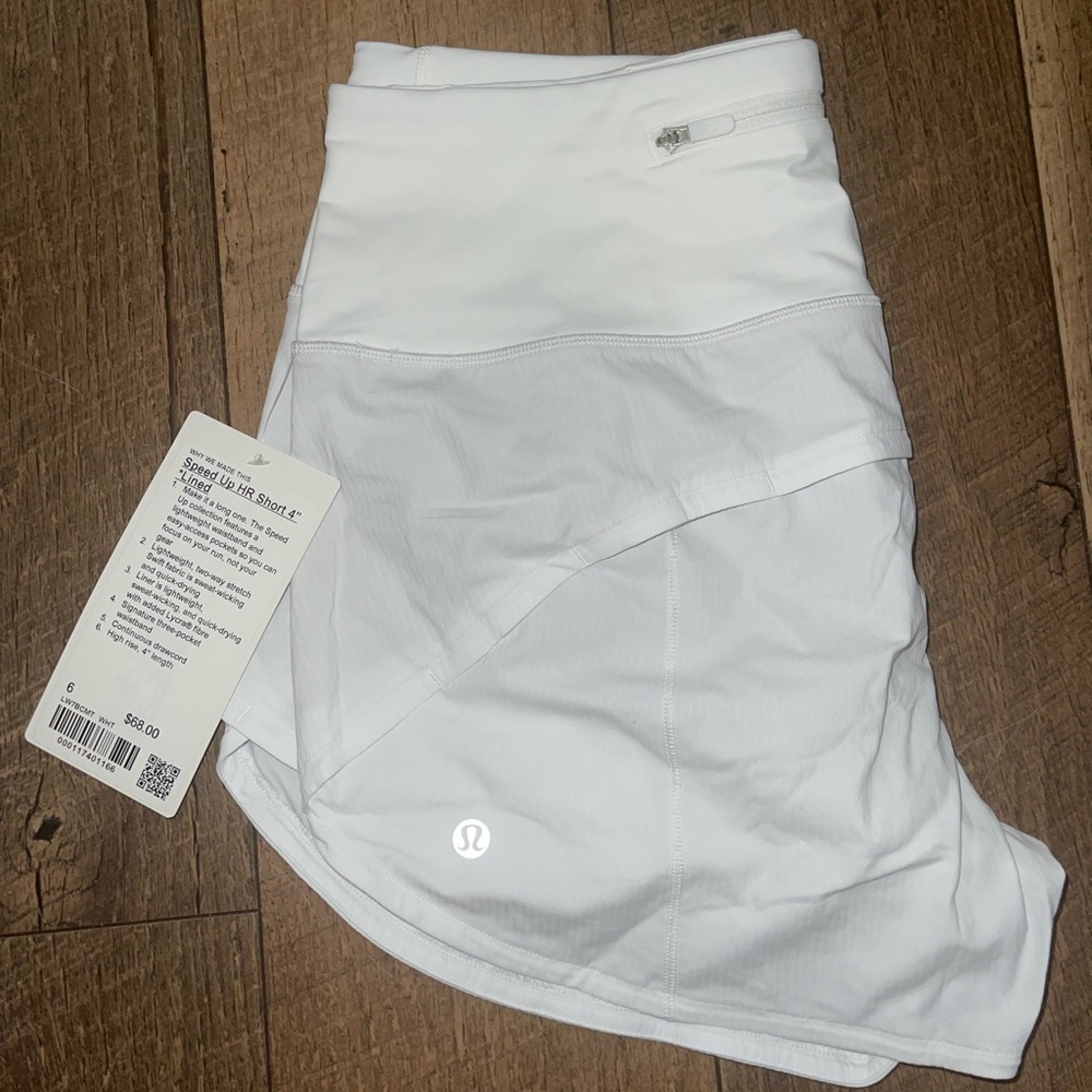 Lululemon Speed Up shorts NWT
